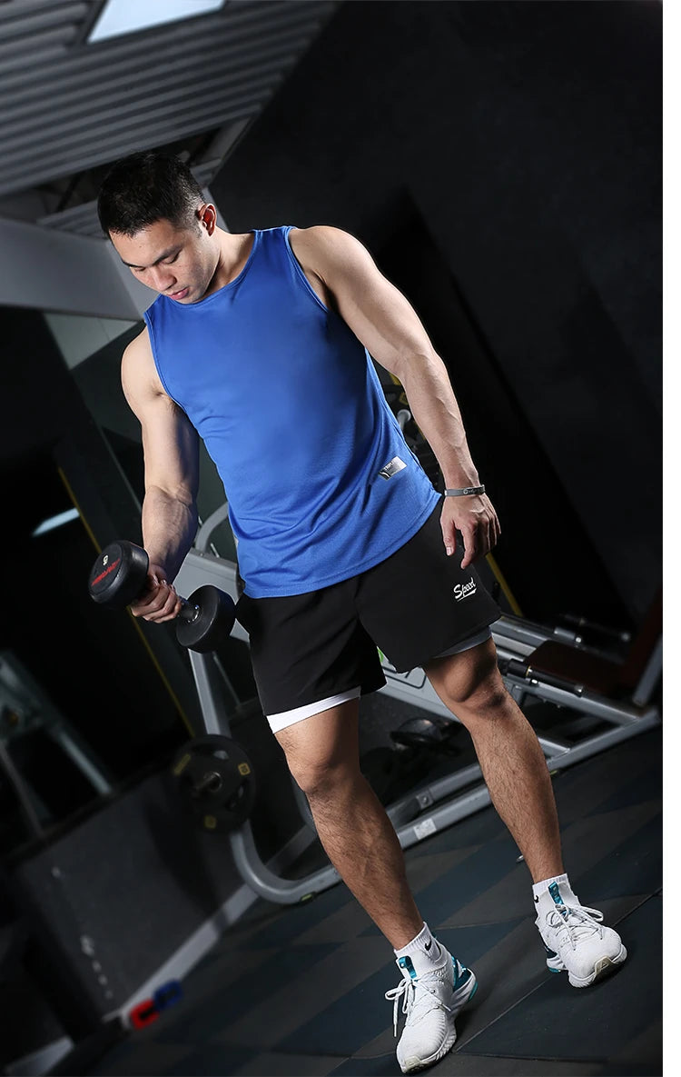 Adult Men Women Running Outdoor Shirts Tight Gym Tank Top Fitness Sleeveless T-shirts Sport Exercise Basketball Vest Clothes z03