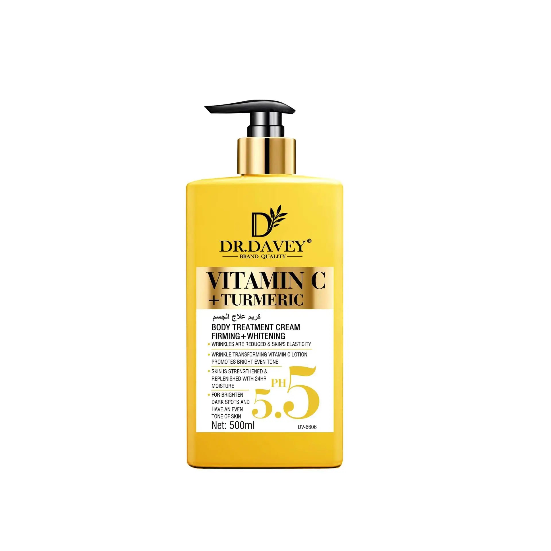 Vitamin C+Turmeric  Body Lotion Brightening Cream. Anti-aging cream for age spots, dark spots on face, hands, body. Large 500ml Viralgem Store