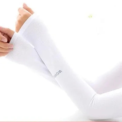 1 Pair Arm Sleeves Warmers Sports Sleeve Sun UV Protection Hand Cover Cooling Warmer Running Fishing Cycling Arm Cover