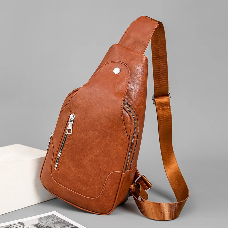 Women Bag New Shoulder Bag Casual Chest Bag Business Ladies Messenger Bag Multi-Functional Sport Travel Pack All Match Sling Bag Viralgem Store