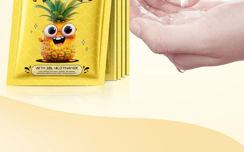 8pcs SADOER Fresh Fruits Face Mask Facial skincare Moisturizing Brightening Firming Hydrating Facial Masks for Face Skin Care Viralgem Store