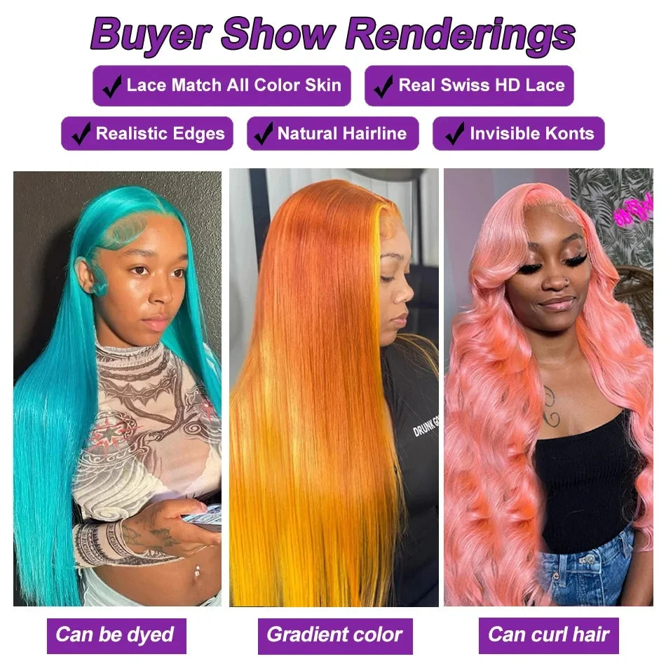 30 Inch 613Blonde 250Densit 13x6 HD Lace Front Wig Human Hair Straight Brazilian 13x4 Transparent Lace Human Hair Wigs For Women Viralgem Store