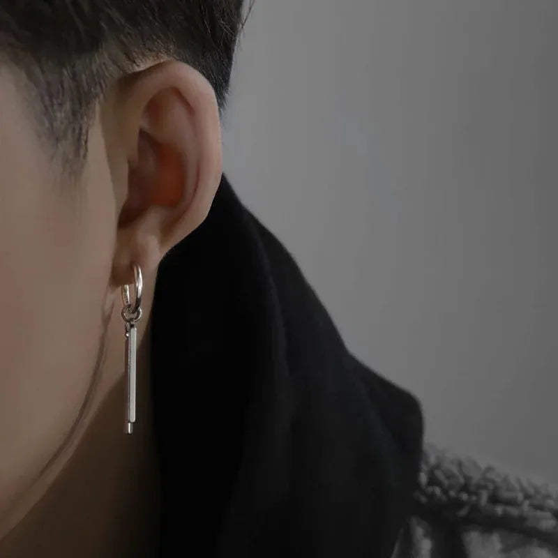 2024 Niche Trendy Men's Earrings Creative Personality Street New High-end Women's Earrings Banquet Party Gifts Jewelry Wholesale