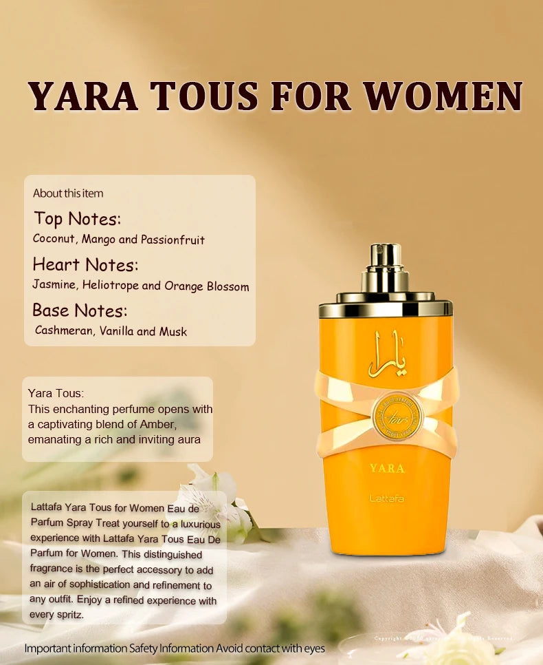 100ml Fragrance for Men Original Perfume Spray Deodorant for Men and Women Gift Yara Moore Douce Asad A Lasting Date Deodorants Viralgem Store