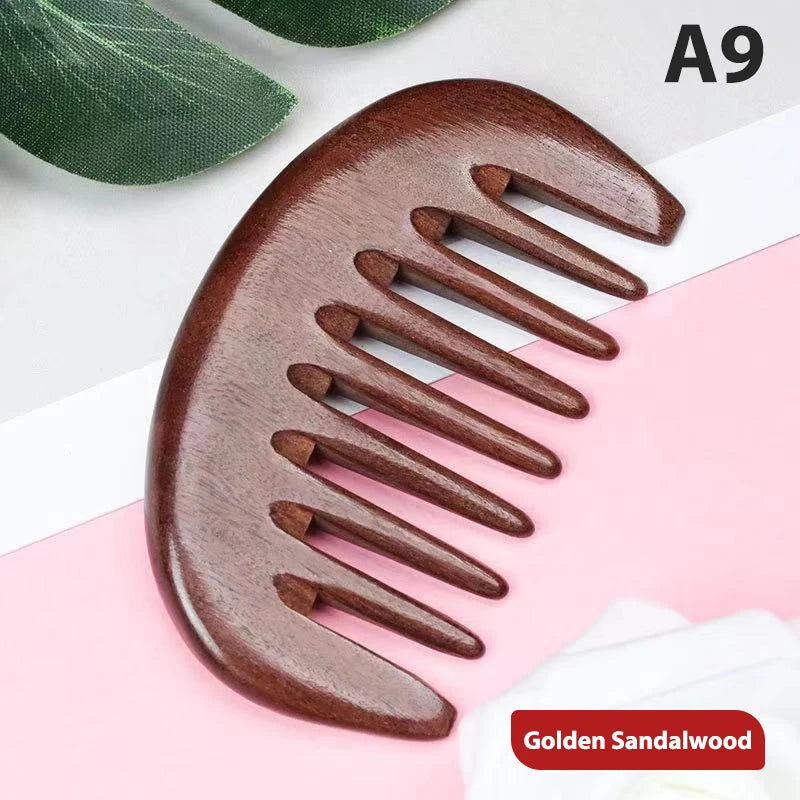 Wooden Massager Comb Portable Hand-Held Cellulite Reduction Relieve Tense Muscles Head Scalp Massage Tool 1pc Wood Massage Brush