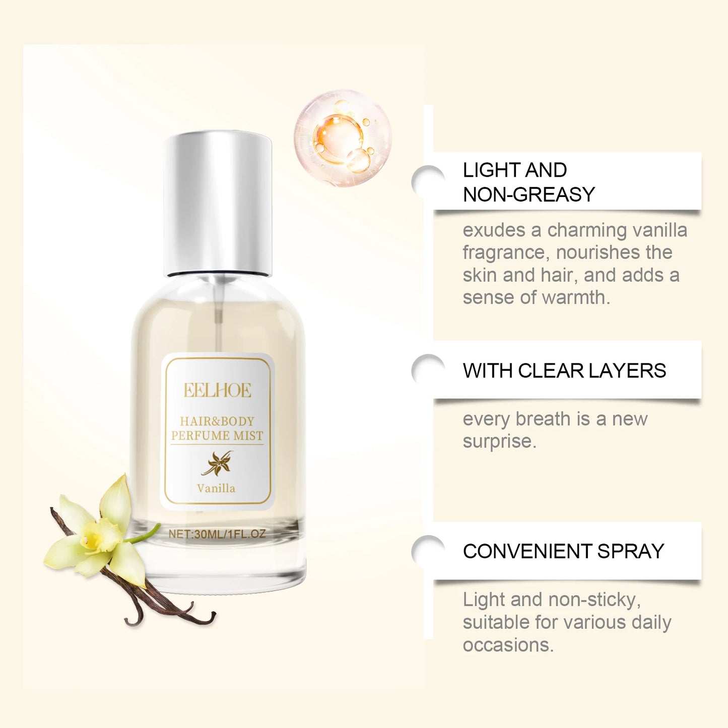 30ML New 2025 Fashion Secret Pheromone Perfume for Women & Men Body Emotions Spray Pheromone Attract Air Fresher Deodorant