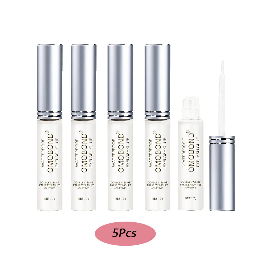 5Pcs Fast Drying Nail Art Glue Glitter UV Acrylic Rhinestones Press on Nails Strong Adhesive Nail Glue False Tips Manicure Tool