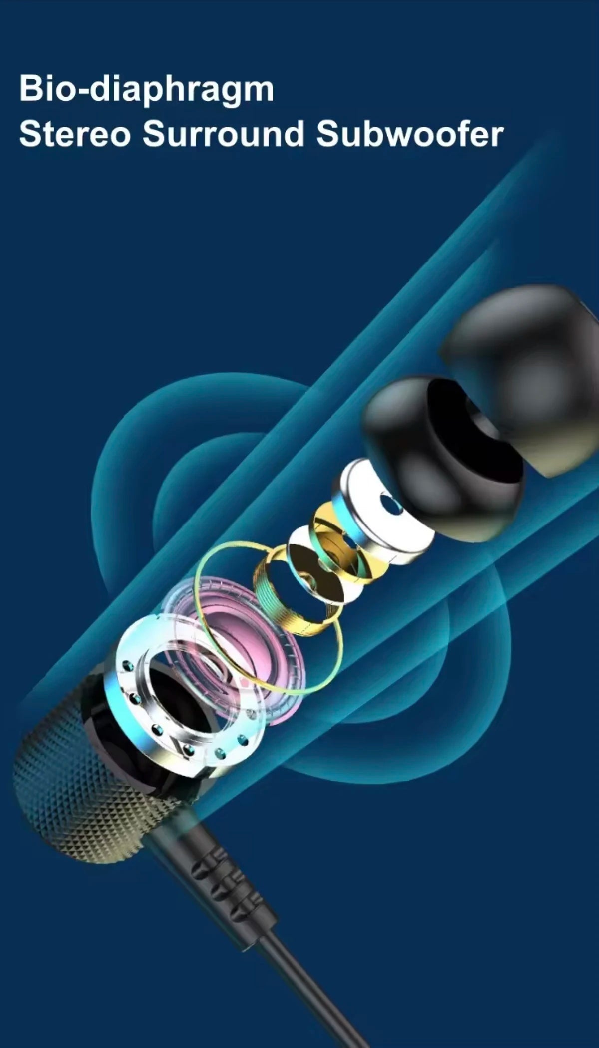 Wireless Bluetooth Earphones Neckband Headphones Gaming Stereo Sports Headset Halter Waterproof Magnetic Earbud with LED Display Viralgem Store