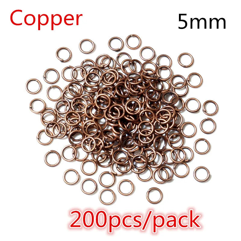 50-200pcs DIY Jewelry Making Accessories Findings Earring Hooks/Jump Rings/Lobster Clasps Craft