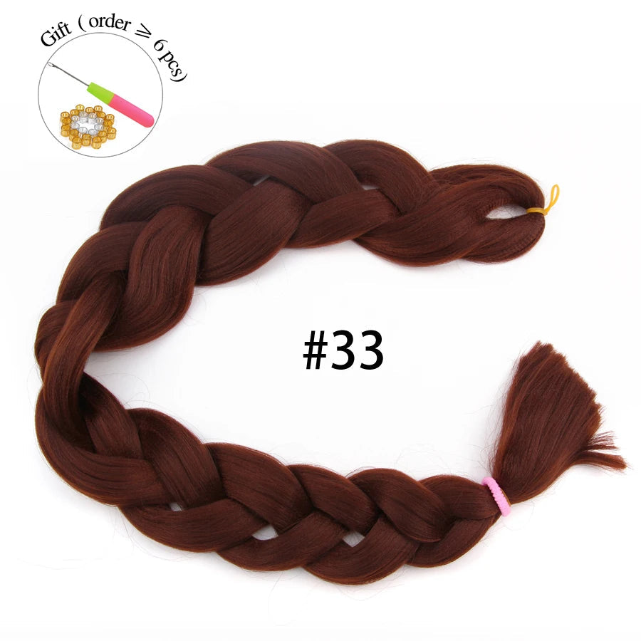 Super Long 165G 200cm Hair Synthetic Jumbo Braiding Hair Extension Heat Resistant Fiber African Ombre Jumbo Braid Hair Women Viralgem Store