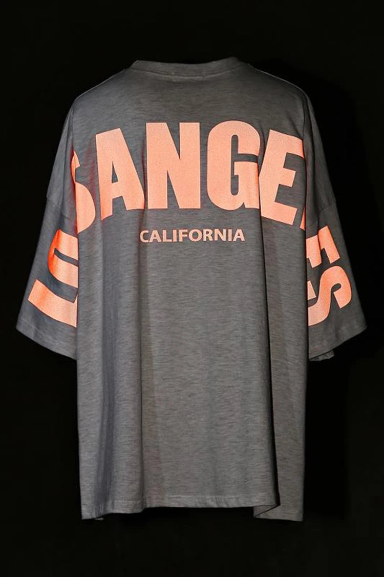 2023 Spring And Summer New Tide Brand Summer Loose Breathable Fitness Training Clothes Sports Casual Short Sleeve T-Shirt Men