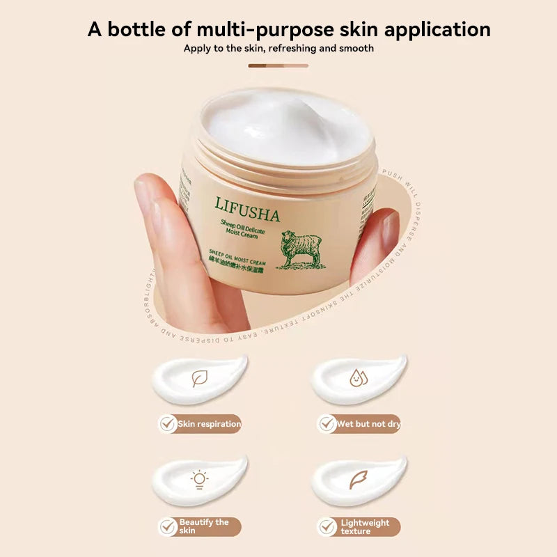 Vaseline Moisturizing Cream Lefthansa Sheep Oil Moisturizing Lotion Prevent Dry Cracked Skin Winter Face Cream Hand Care Cream