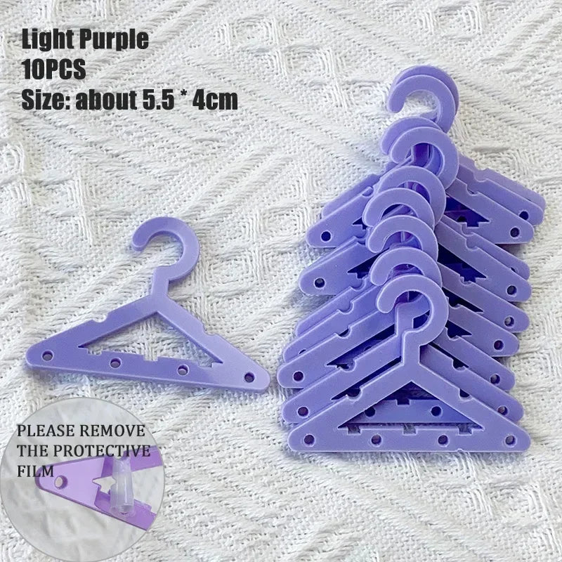 8pcs Hangers Earring Jewelry Hanger Display Stand Acrylic Organizer Creative Coat Hanger Shape Tabletop Ear Stud Jewelry Storage Viralgem Store