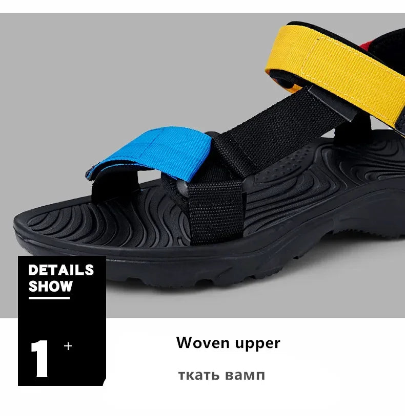 2024 New Men Sandals Non-slip Summer Flip Flops High Quality Outdoor Beach Slippers Casual Shoes Cheap Men's shoes Water Shoes Viralgem Store