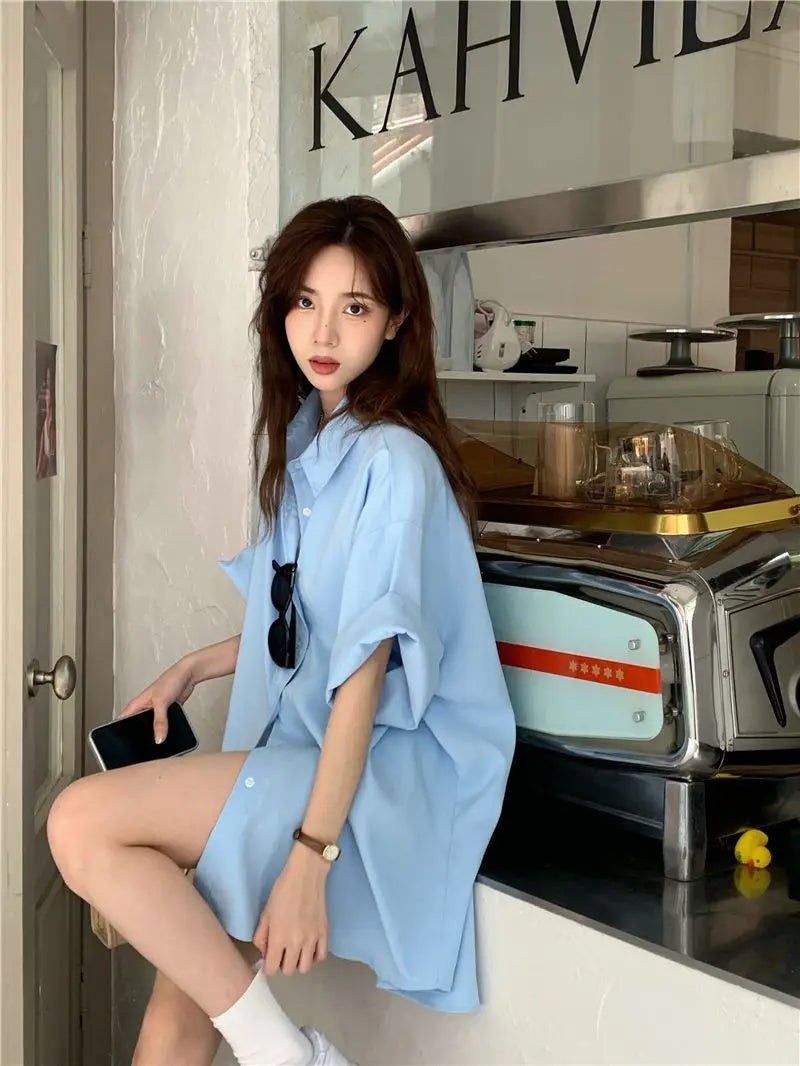 XEJ Elegant and Youth Woman Blouses Oversize Shirts Woman Summer Women's Clothing Spring 2022 Short Hand Shirt Youth Blouses