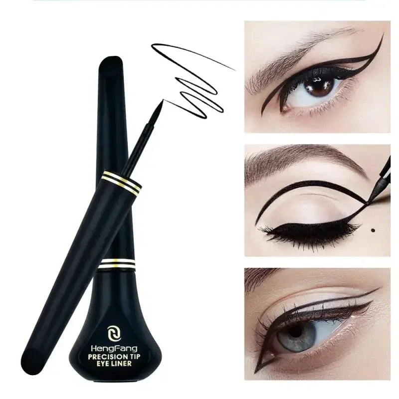 1Pc Black Eyeliner Long-lasting Waterproof Liquid Eye Liner Pen Pencil Quick Drying Easy to Wear Makeup Cosmetic Beauty Tool