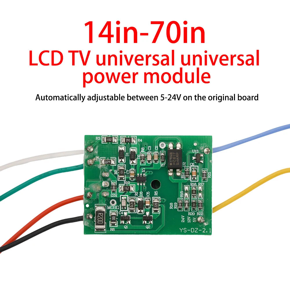 3-36V/5-24V 14-70 inch LCD TV Universal Power Supply Board Module Switch For LCD Display TV Maintenance Viralgem Store