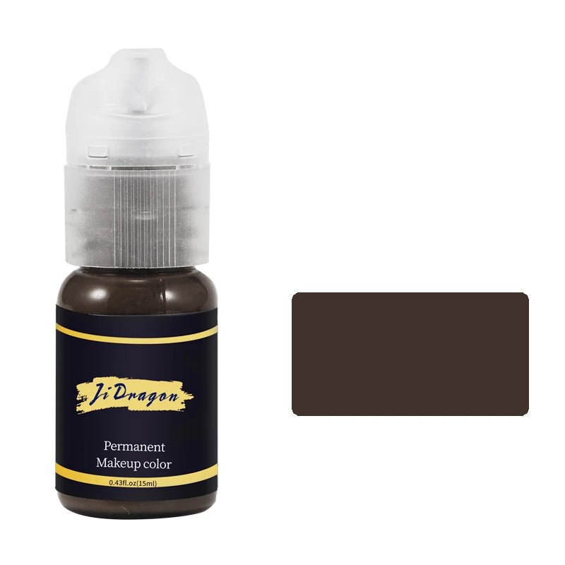 15ml Tattoo ink Pigment Color Paint Set Mix Permanent Makeup Microblading Eyebrow Lip Eyeliner SMP Beauty PMU Body Art Supplies