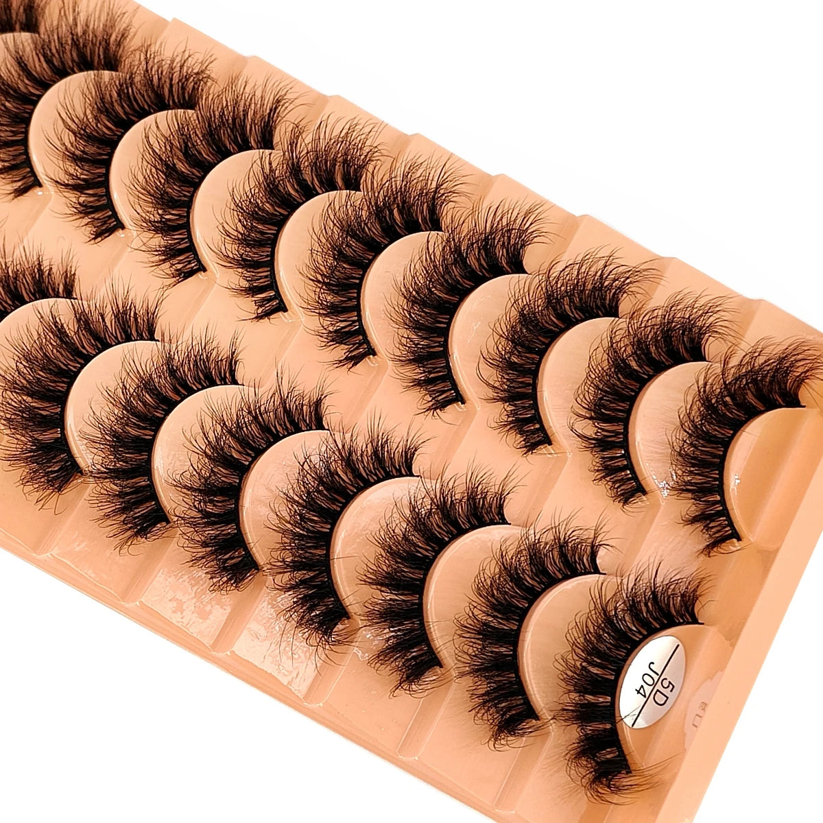 10 Pairs 3D Faux Mink Lashes Fluffy Soft Beauty Wispy Natural Short False Eyelashes Curly lashes Makeup Classic Thick eyelashes