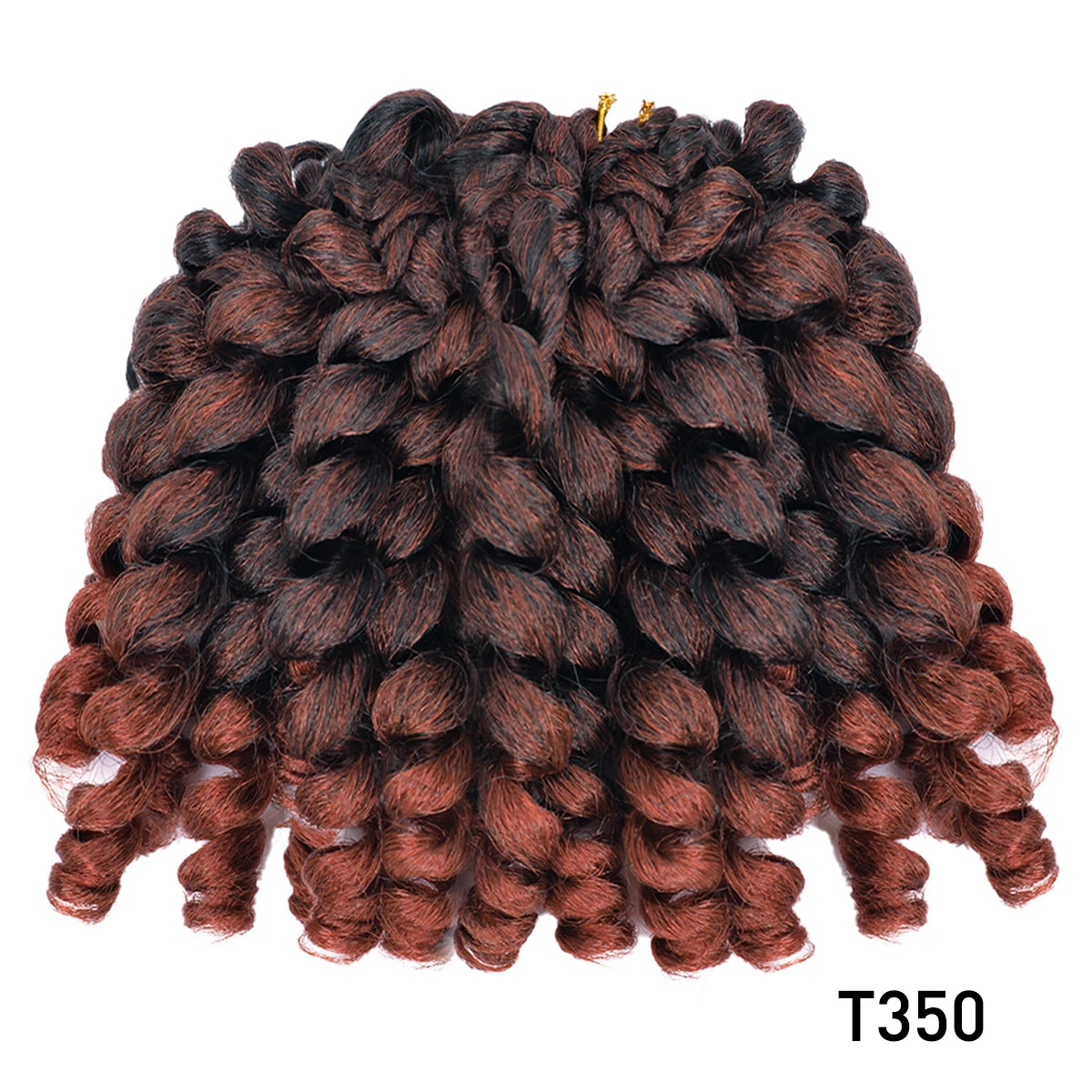 Synthetic Ombre Braiding Hair Jumpy Wand Curl Crochet Braids Hair Extension for Black Women Jamaican Bounce Curly Hair For Women