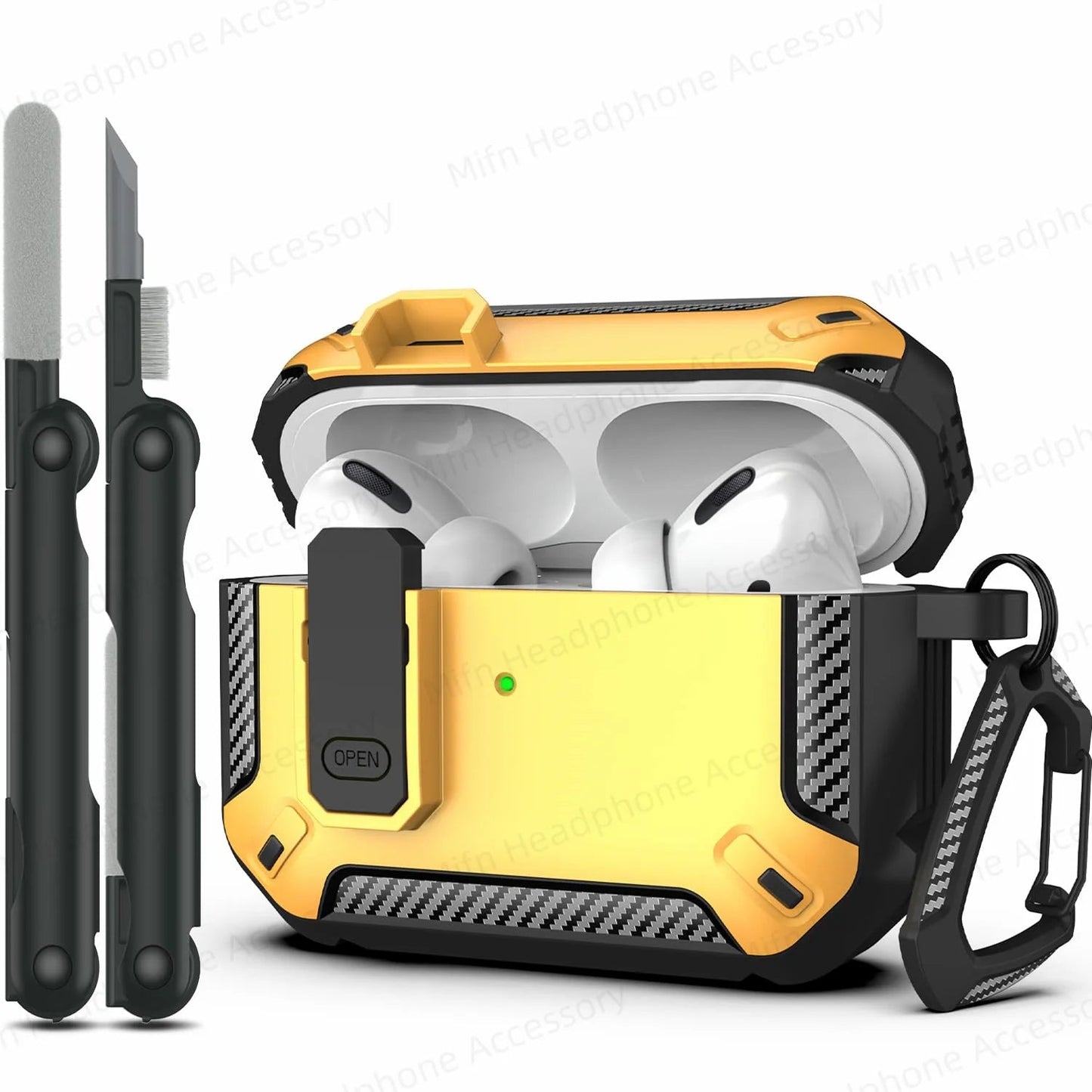 AirPod Pro 2023 switch case with Cleaner Kit Luxury Fall Prevention TPU Protective Cover For AirPod Pro 3rd/2nd Generation Case Viralgem Store