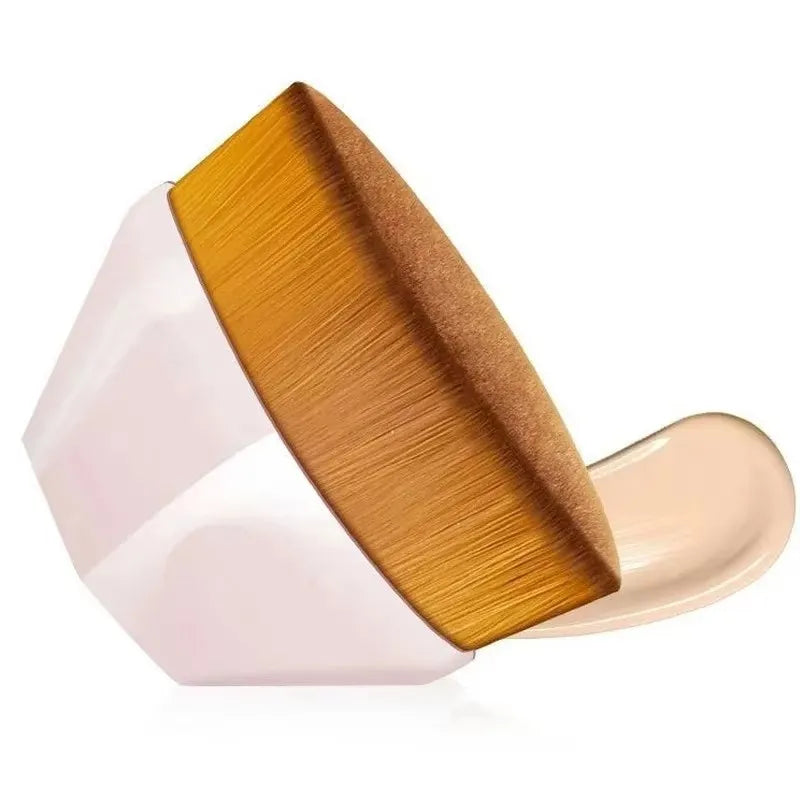 1-5pcs Hexagonal Makeup Brush, Flawless Foundation Make-Up Brush, Suitable For Liquid Makeup Brush Set, Women'S Soft Cosmetics Viralgem Store