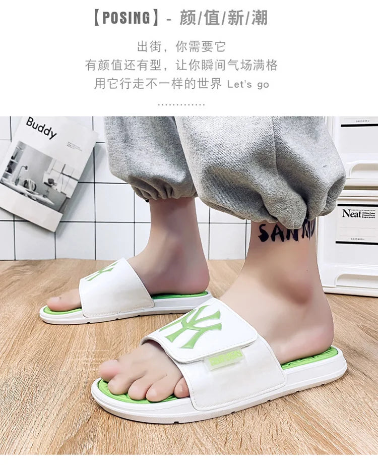 Women's Slippers Men Non-slip Slippers Summer Comfortable Beach Sandals Couple Thick Bottom Shoes Pillow Slippers 2023 Viralgem Store
