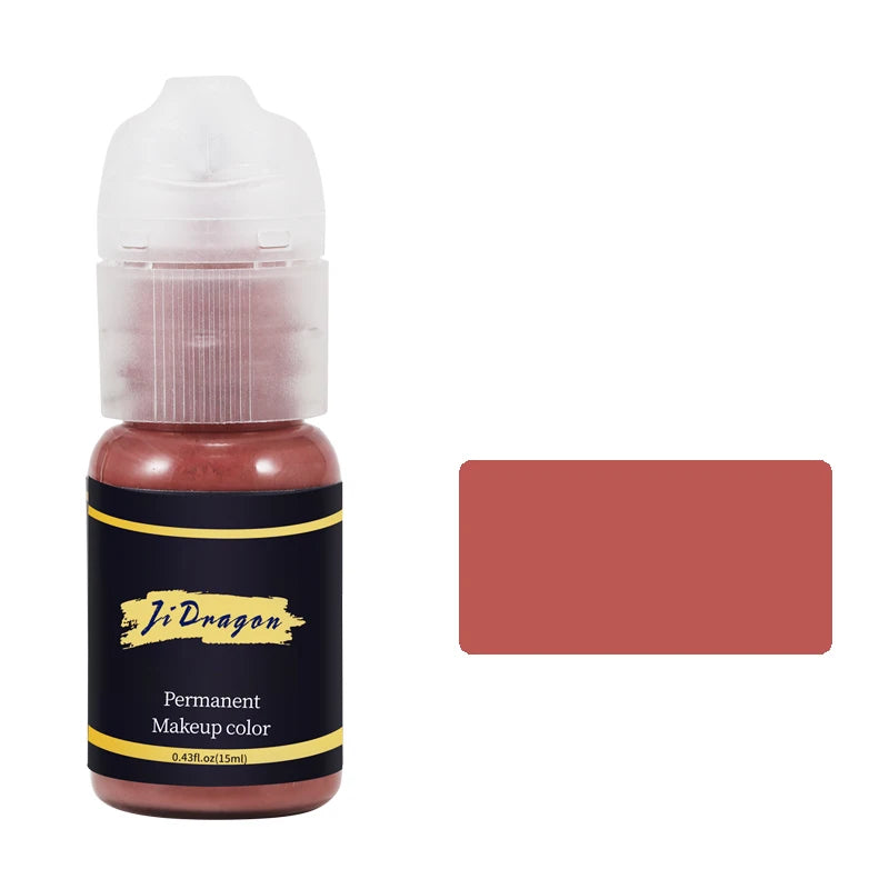 15ml Tattoo ink Pigment Color Paint Set Mix Permanent Makeup Microblading Eyebrow Lip Eyeliner SMP Beauty PMU Body Art Supplies