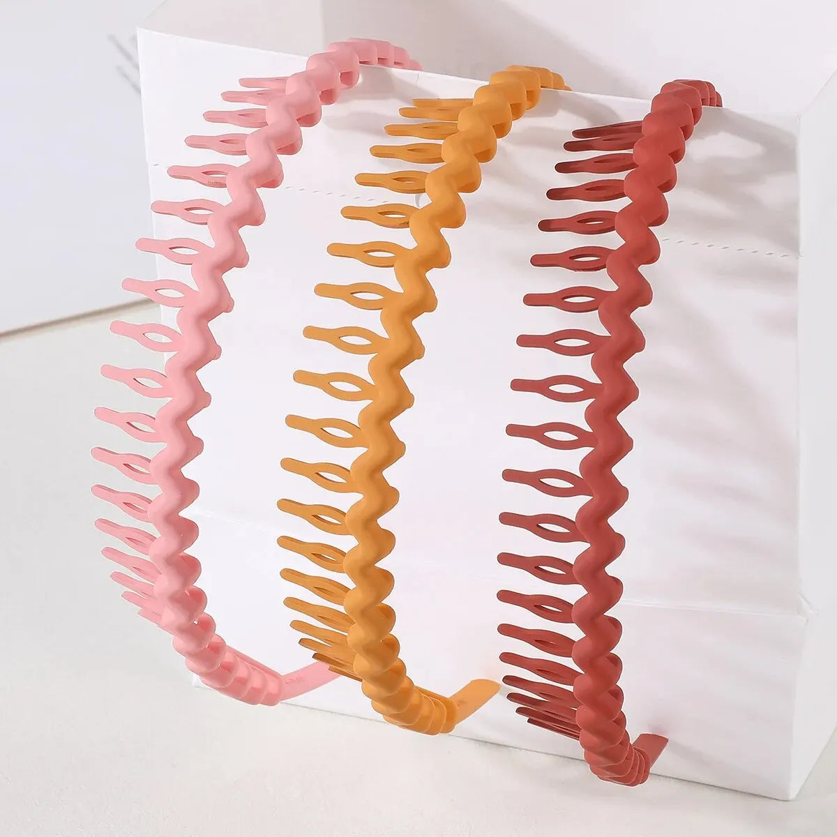 3Pcs Fashion Non-slip Hair Bands for Women Men Wave Shape Simple Headband Girls Face Wash Hairband Hair Accessories Headwear