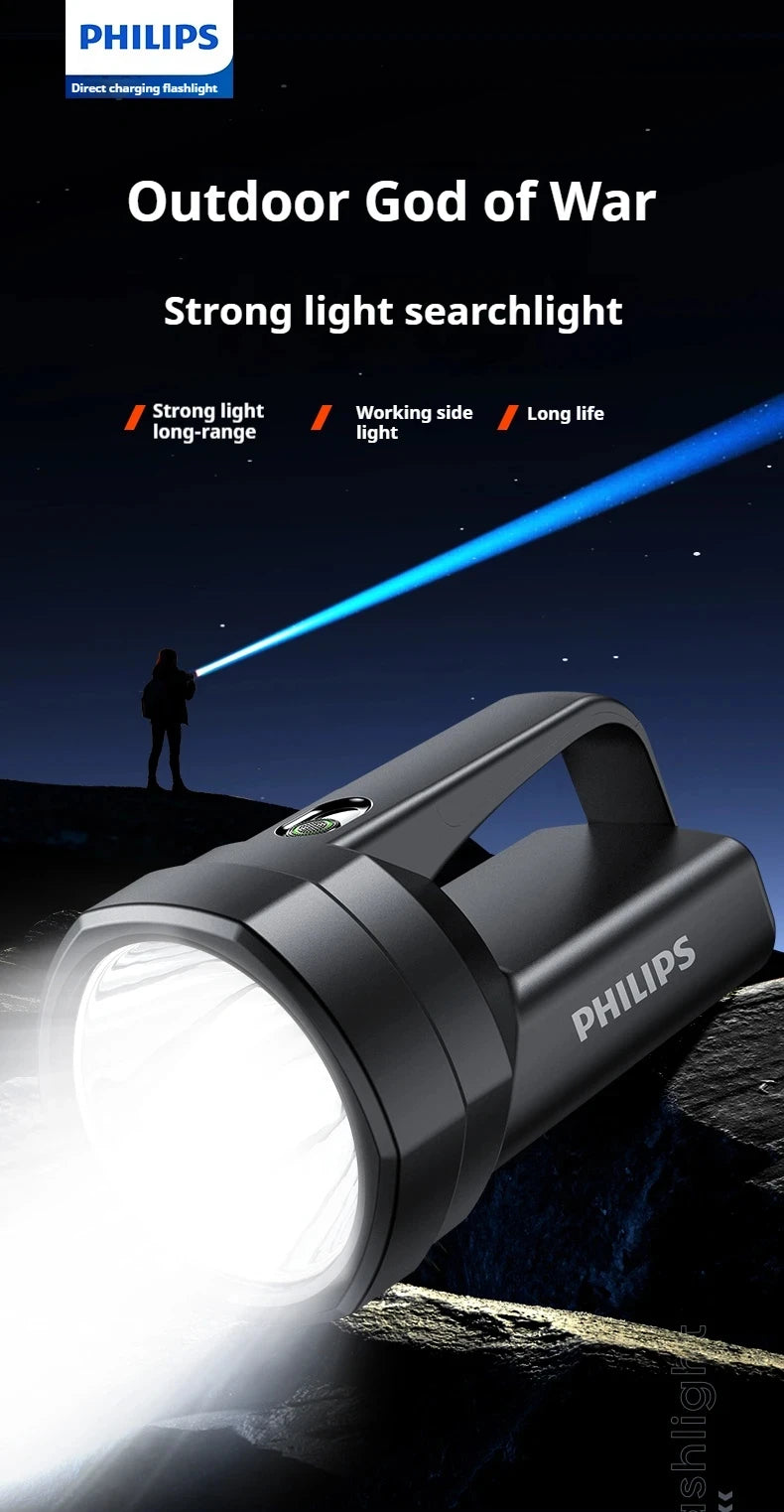 2025 New Philips SFL3121 USB Rechargeable Flashlight, Outdoor Search and Rescue, Rescue Operations, Emergency Rescue Flashlight Viralgem Store