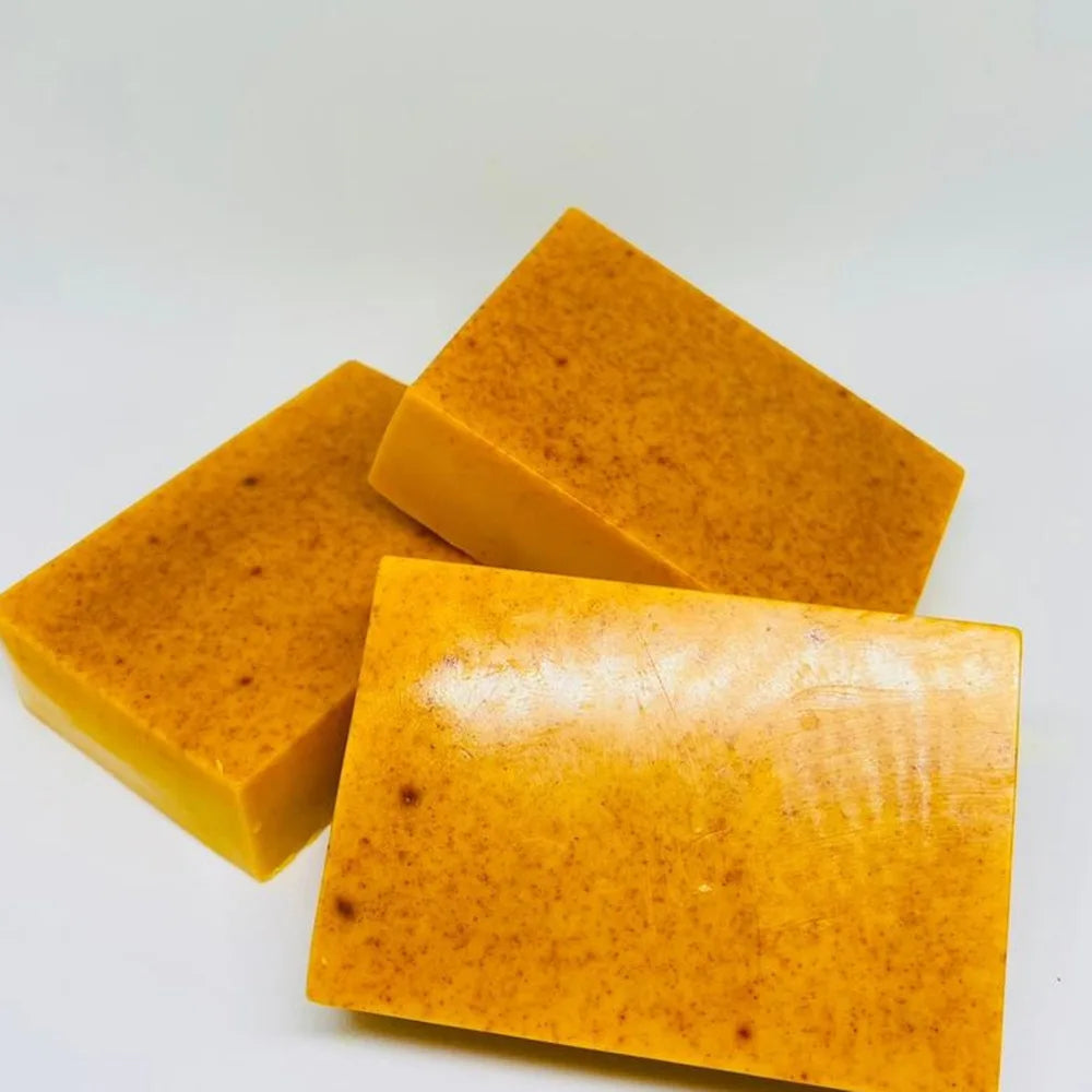 100g Turmeric Hand Made Soap, Lemon Kojic Acid Soap, Shower and Facial Soap Viralgem Store