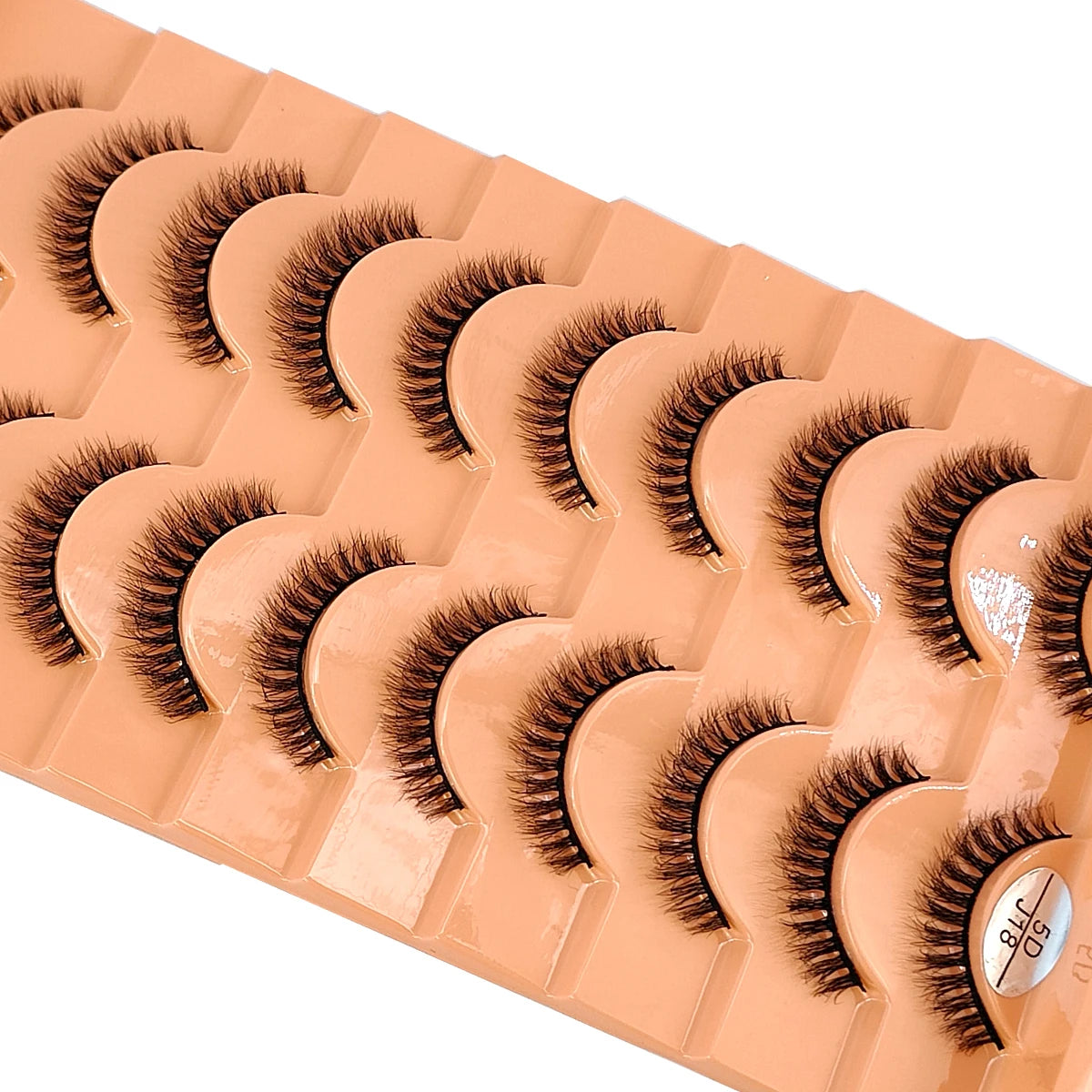 10 Pairs 3D Faux Mink Lashes Fluffy Soft Beauty Wispy Natural Short False Eyelashes Curly lashes Makeup Classic Thick eyelashes