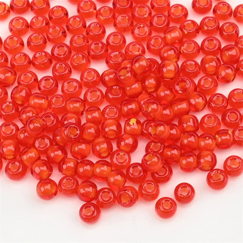 4.0mm Czech Glass Seed Beads Dye Core Small Glass Beads for DIY Making Jewelry Craft Bracelets Necklaces Earrings