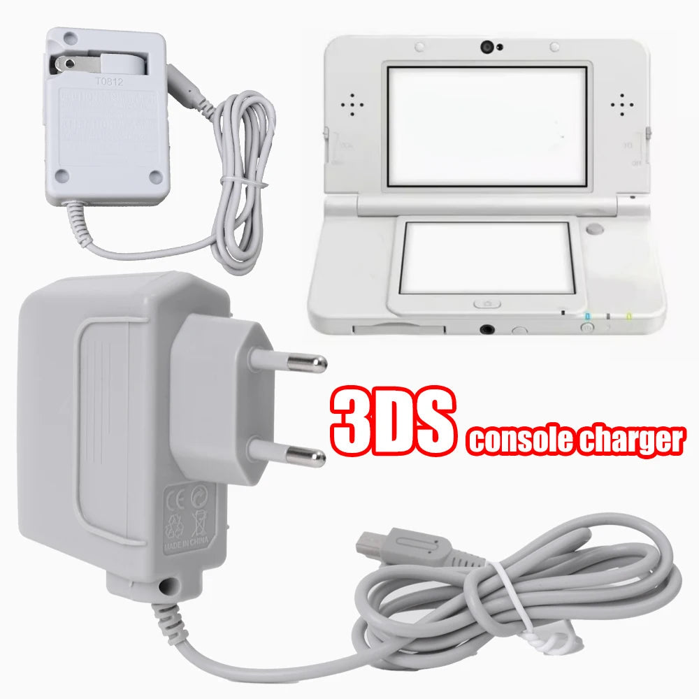 AC Adapters Game Charger For Nintendo Dsi Ndsi 3DS/ DSi/DSi XL/ 2DS/ 2DS XL/New 3DS XL 100-240V Wall Plug Adapter For 3DS Viralgem Store