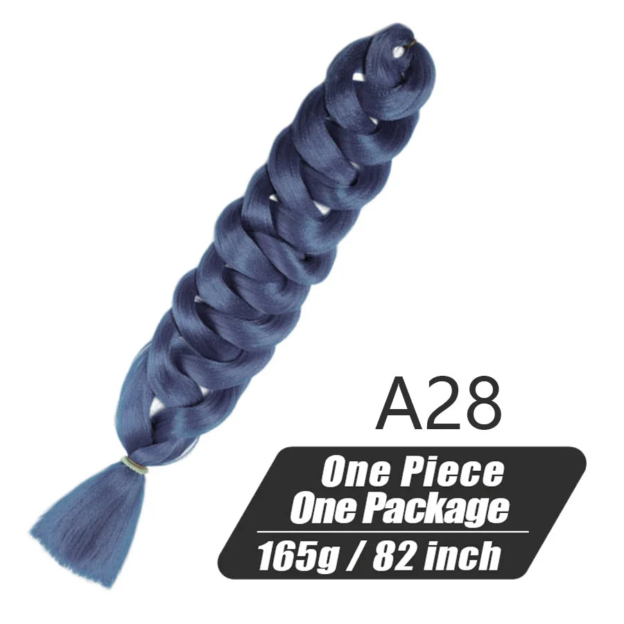 Xpression Crochet Hair Jumbo Braids Hair Kanekalon Expression Hair for Braids Synthetic Braiding Hair Extensions For Women