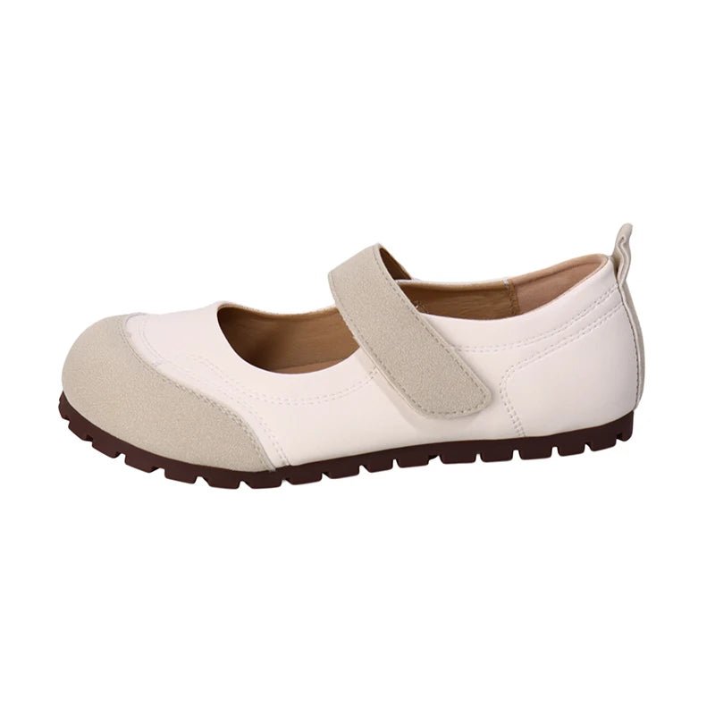 Women's Plus Size Mary Jane Shoes Spring and Summer Hollow Breathable Hook and Loop Design Soft-soled Comfortable Low-top Shoes Viralgem Store