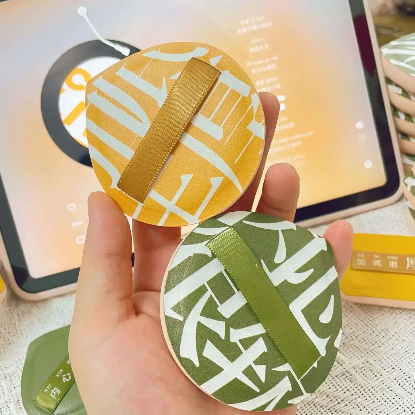 10/20PC Super Thick Cosmetics Puff Large Size Concealer Foundation Sponge Cushions Wet Dry Use Face Beauty Makeup Puffs Tools XL