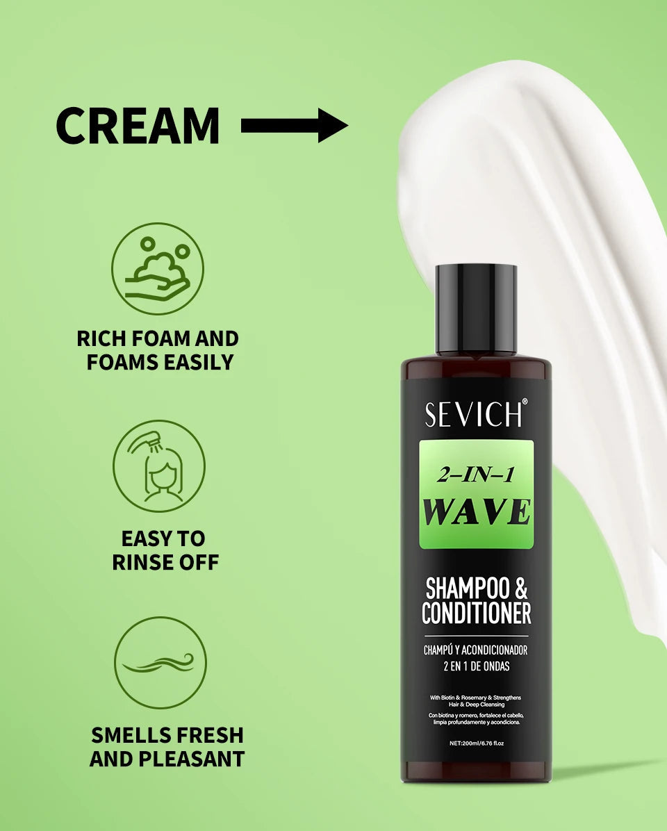 Wave Control Pomade Kit 360 Deep Wave Hair Gel Prevent hair breakage shampoo Sport Wavy Curly Hair Control Gel With Cap Kit Viralgem Store