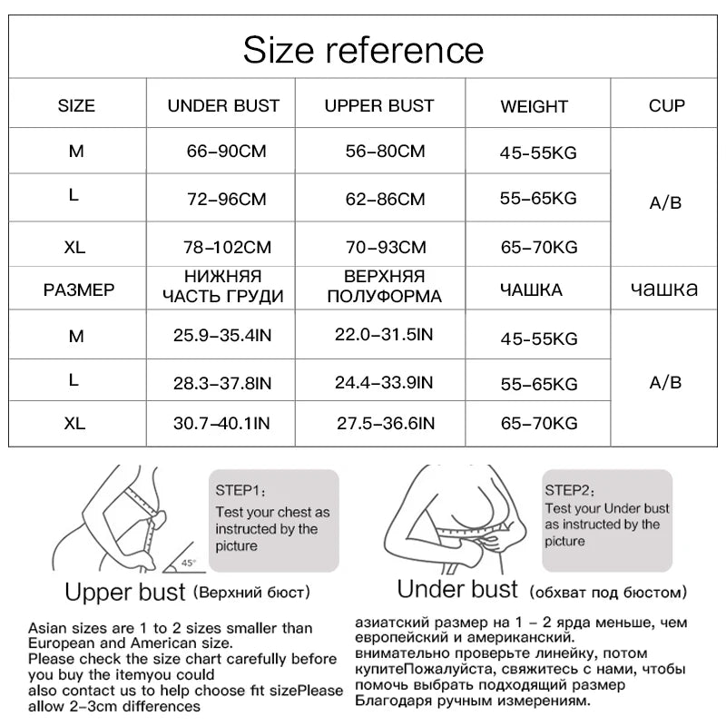 Women Seamless Sports Crop Top Sexy Bra Female Tube Tops Deep V Sexy Women's Underwear Bralette Sleeveless Camis Bandeau Top