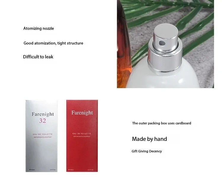 100ml High Quality Perfume Men Citrus Wood Notes Hombre Body Spray Parfum Lasting Fragrances Deodorant Pheromones Attract Women