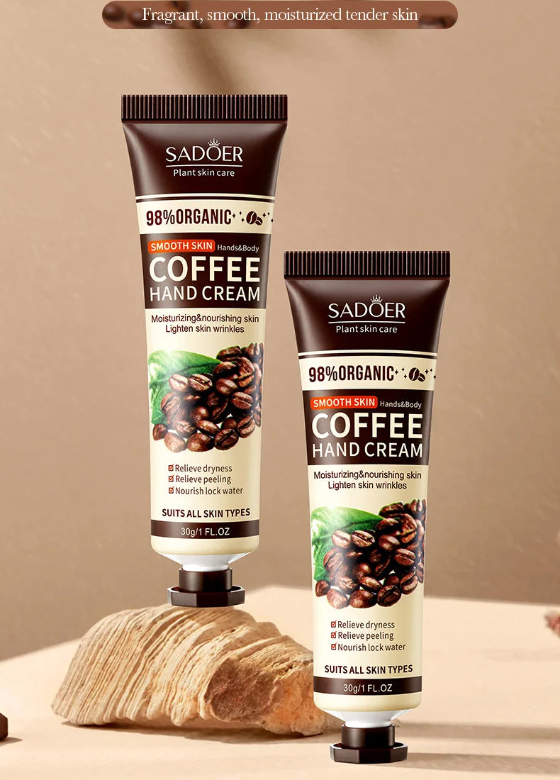 1/2/3/5pcs SADOER Coffee Hand Cream Sets Moisturizing Nourishing Whitening Hydrating Hands Skin Care Products Viralgem Store