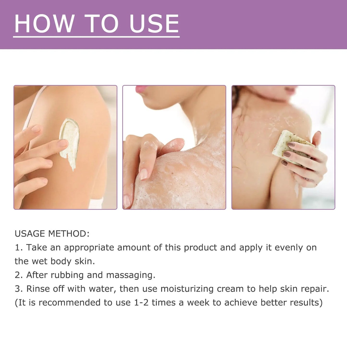 7-Day Fast Body Scrub Cream Moisturizing Skin Repair Keratosis Pilaris Removing Strawberry Legs Eraser Nourishing Body Skin Care Viralgem Store