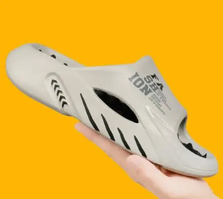 2023 NEW Men's Slippers Massage Slip-on Platform Slippers for Men Fashion Outdoor Beach Anti-slip Flip-Flops Man's Sandals 38-45