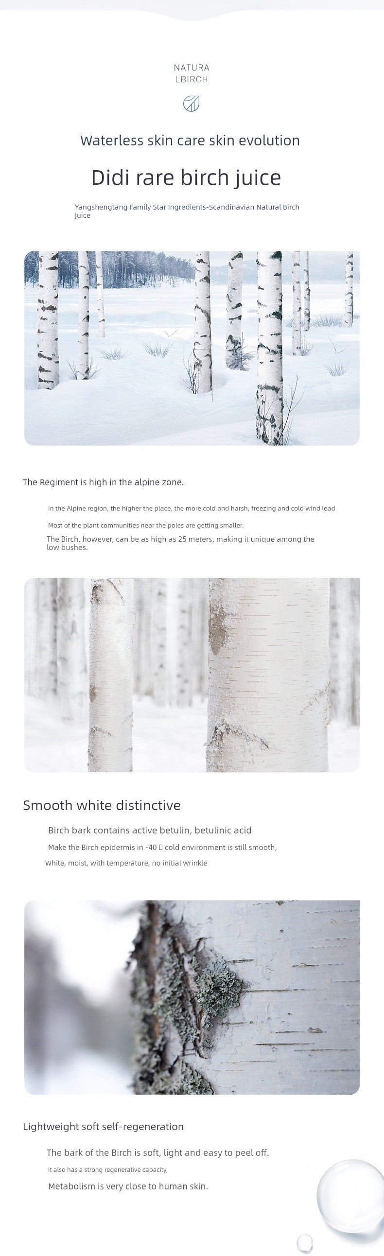 Yangshengtang Moisturizing Spray Essence Repair Birch Sap