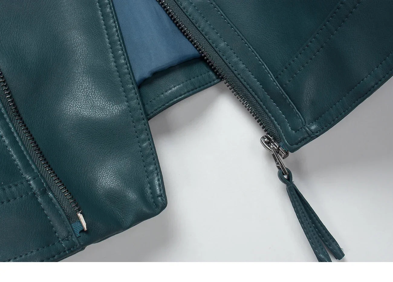 Spring Autumn Vintage Faux Leather Jacket Women Brown Moto Biker  Leather Coats Casual Street Wear Zipper PU Basic Outwear