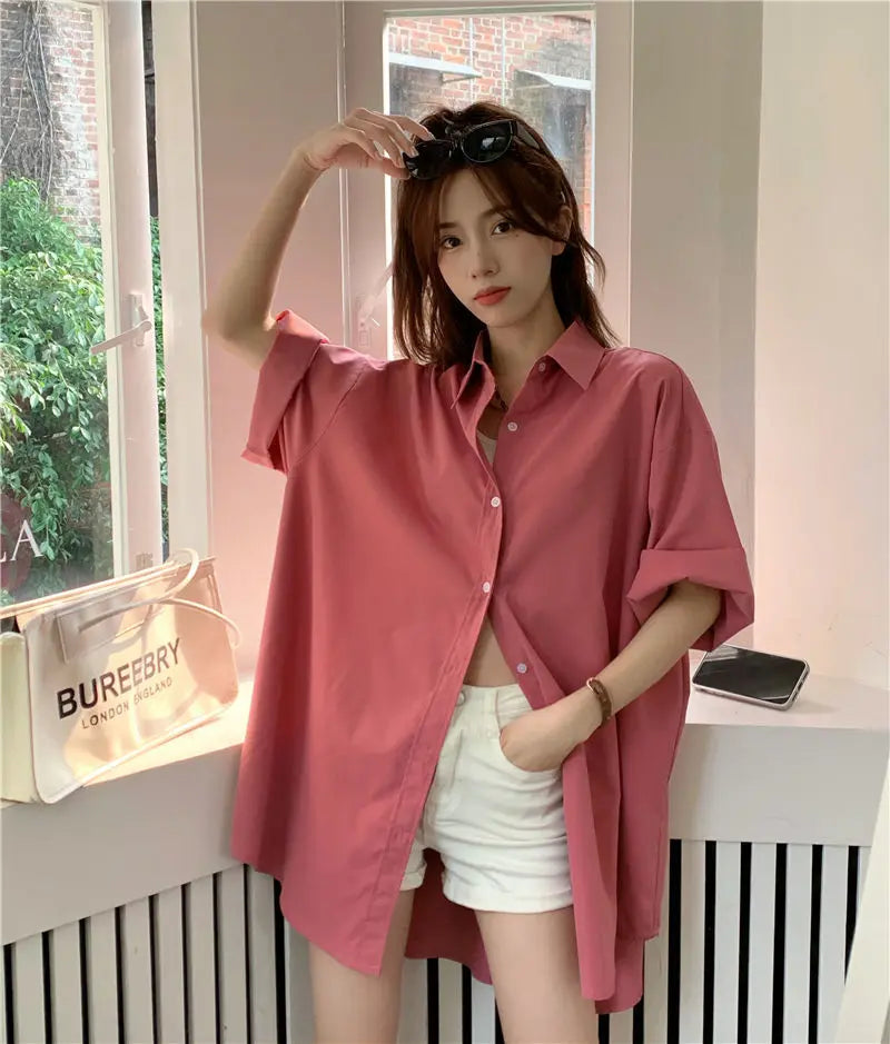 XEJ Elegant and Youth Woman Blouses Oversize Shirts Woman Summer Women's Clothing Spring 2022 Short Hand Shirt Youth Blouses