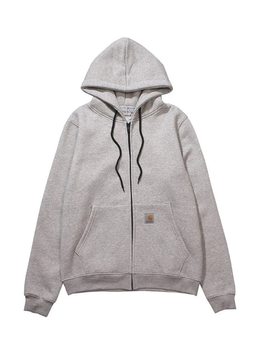 T cardigan zipper hooded sweatshirt loose casual sports men and women couple coat hoodie trendy