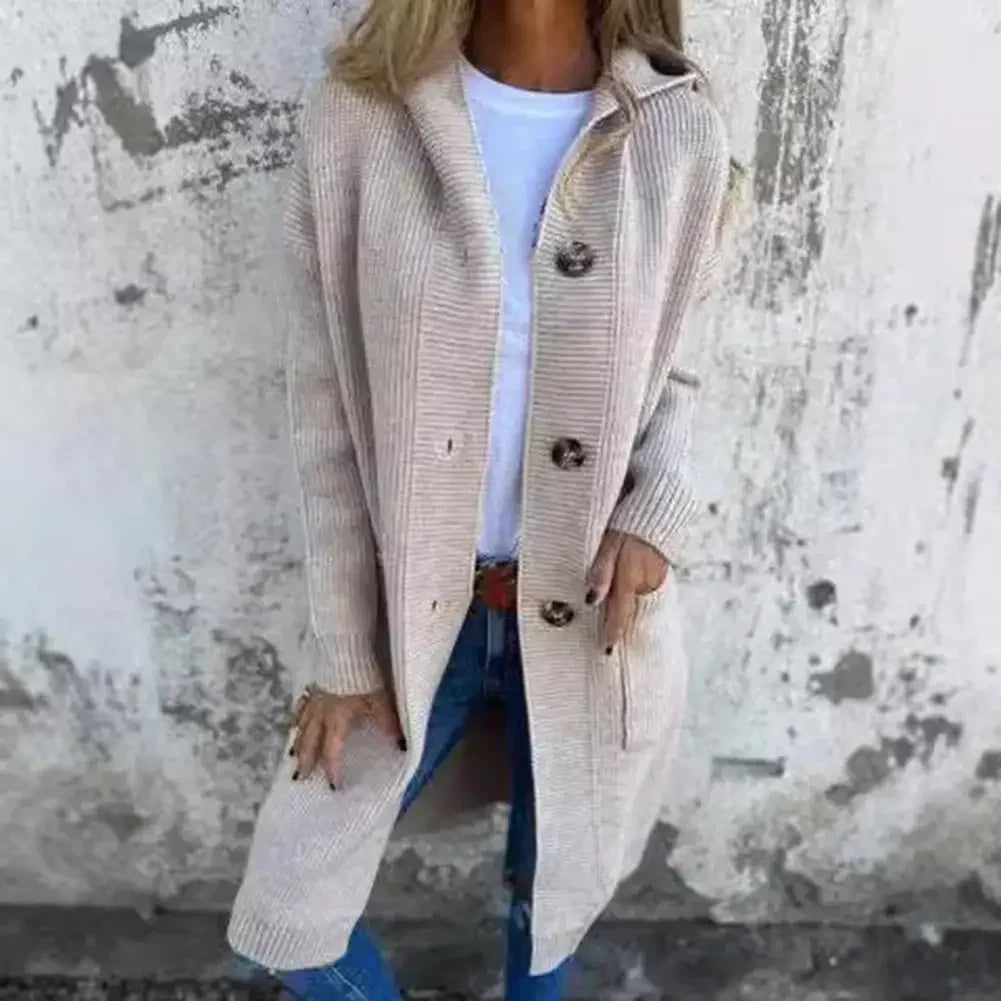 VIta Sweater Gothic Clothes Women Button Autumn Big Size Cardigan Long Sleeve Gray Sweater Polo Sweater Women