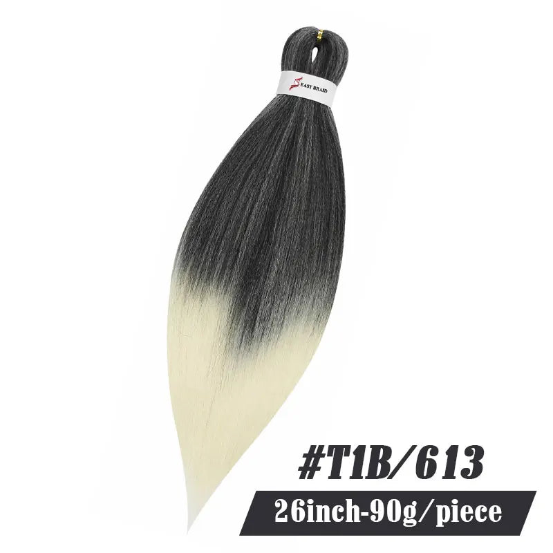 90G Yaki Synthetic Braiding Hair Jumbo Pre Stretched Hair Extensions For Women Kanekalon Curly Crochet Hair Braids Passion Twist