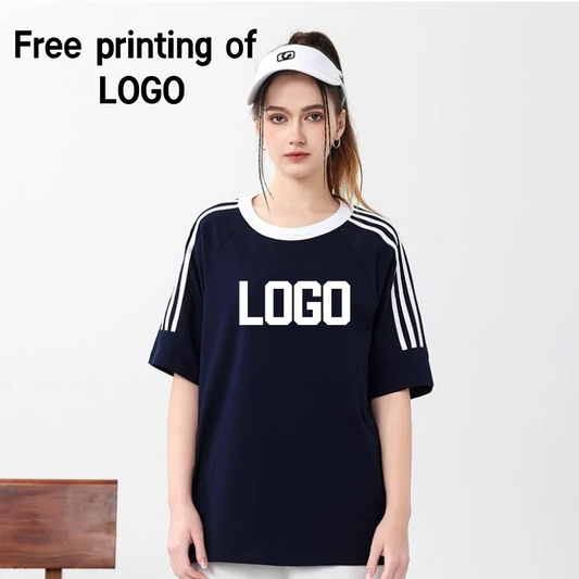 Street Youth Trendy Brand Pure Cotton T-shirt Customization, Printing Embroidered LOGO Logo DIY Club Customized Clothing Viralgem Store